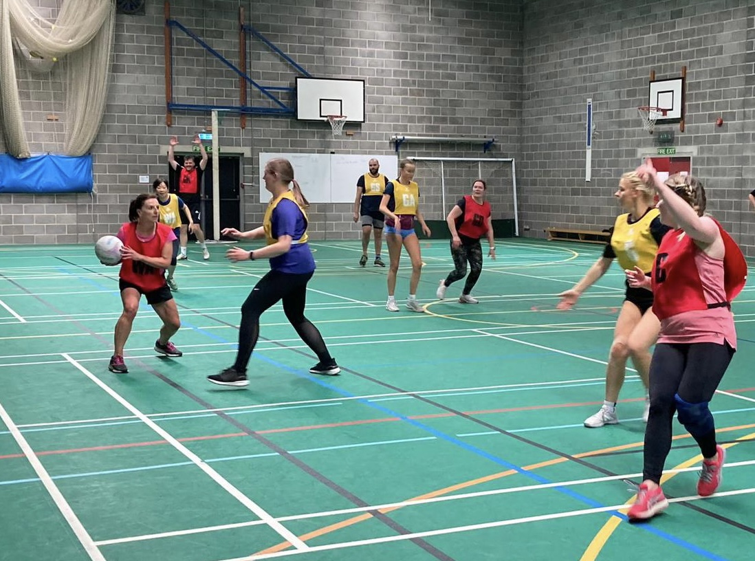 Rishworth1724's tweet photo. What a fantastic turn out for the first session of FORSS back to netball last week. Everyone enjoyed being back on the court; they were all pivoting like naturals in no time. We cannot wait to see you all again for another session! #backtonetball #FORSS #adultnetball #rishworth https://t.co/ZzjBON8j61