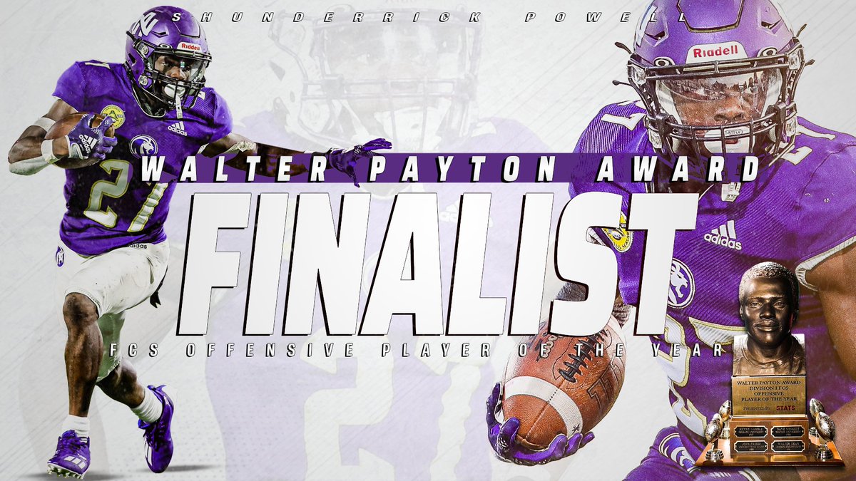 Congratulations to ShunDerrick Powell on being selected as a Walter Payton Award finalist for FCS Offensive Player of the Year‼️ 🔥

🔗ow.ly/ll3M50LL1Ro

#RoarLions 🦁🏈