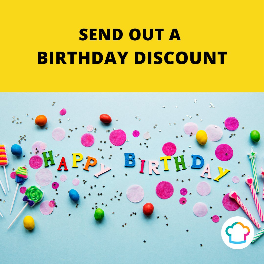 Make your customer's birthday extra special with a discount to their favorite restaurant!

#restauble #birthday #discount #sendout #email #text