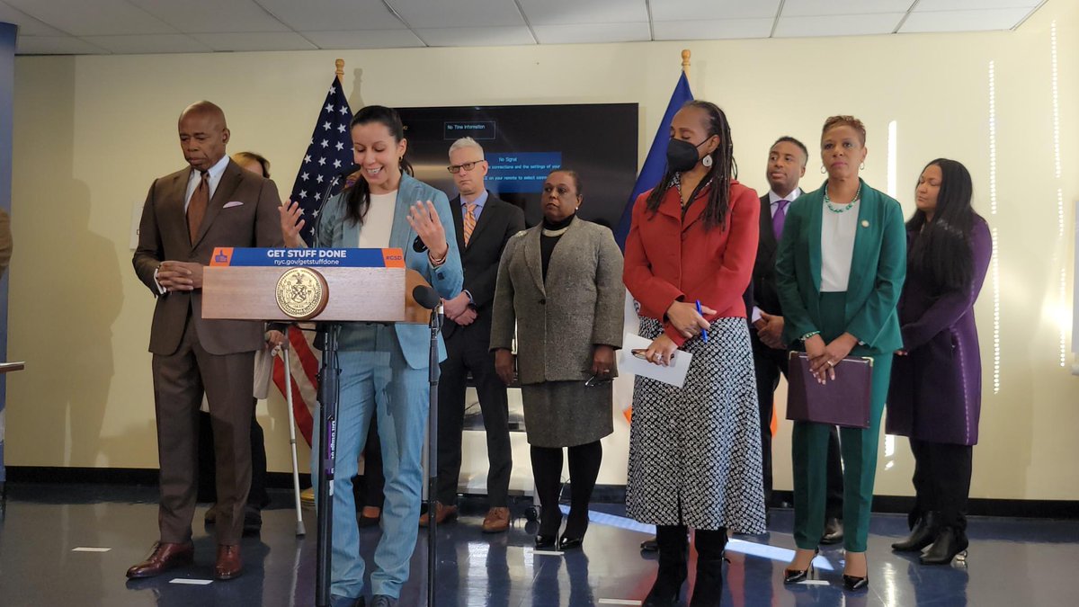 CabanD22's tweet photo. This morning, I joined @NYCMayor, @NYCSpeakerAdams &amp; @nycendgbv to sign two bills into law that remove barriers faced by survivors of domestic &amp; gender-based violence.

Make no mistake: these laws will certainly save lives. (1/3) https://t.co/TC45WR2pCQ