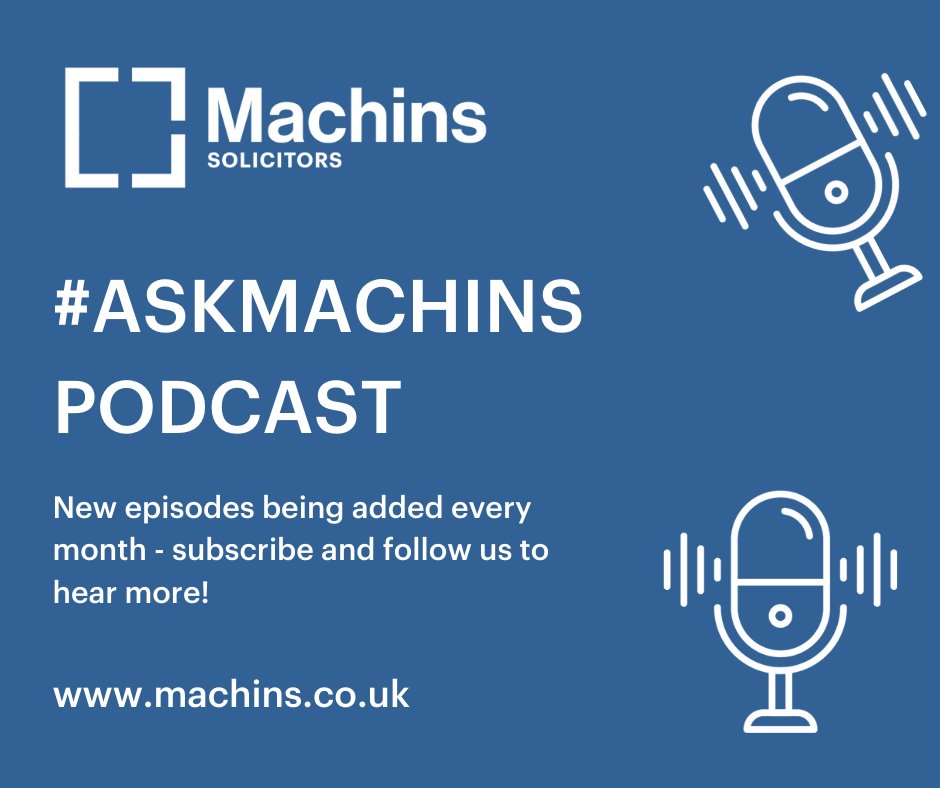MachinsLaw's tweet photo. Have you tuned in to our #AskMachins #podcast yet? Lots of useful information for #free across different areas of #law - https://t.co/Z6c3flADHK https://t.co/YcnEn64kVL