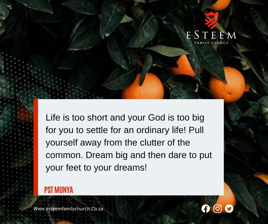 EsteemChurch's tweet photo. It's Never Too late to Dream Big!
When you pray today, pray for protection. May God protect you from people with bad intentions, those who secretly compete with you. May your circle be pure & filled with people who root for you. A circle full of love and prosperity.
#PMONPOINT https://t.co/xY7QgSAp8b