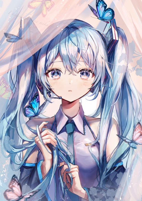 ミクさん… #いいツインテールの日 