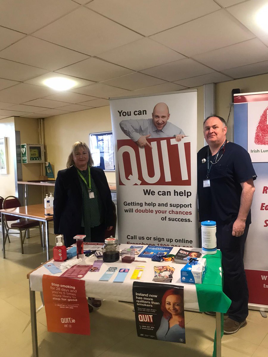 hospital_kerry's tweet photo. Grainne Coffey CNS, with Liam Chawke, Consultant and Margaret Enright from smoking cessation launching the respiratory service at UHK

#PeopleOfUHK #WorldCOPDWeek https://t.co/Hb64yq7bcT