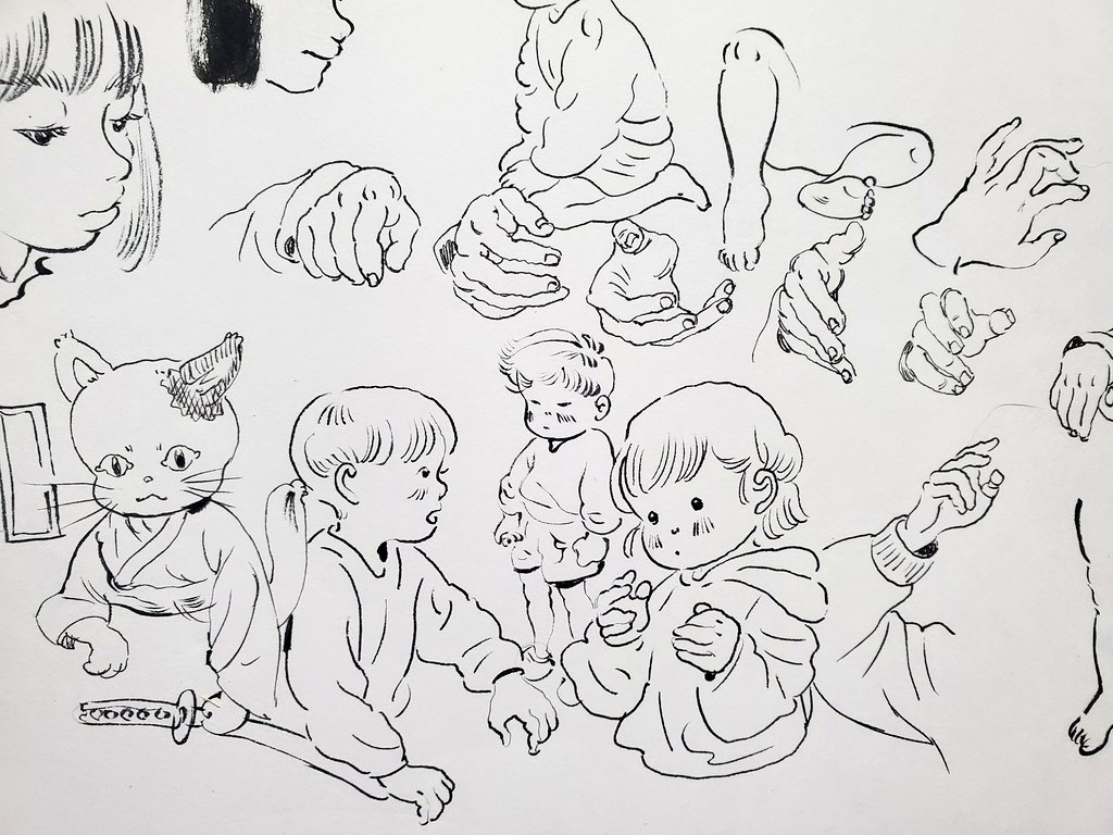 手を描くのが好き 