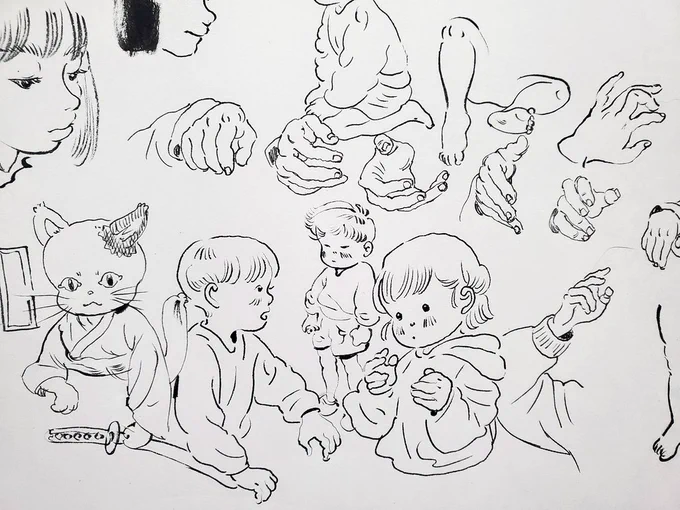 手を描くのが好き 