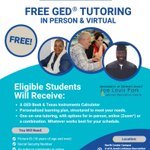 Delighted to extend our educational services to the U of D Jesuit High School and Academy Johnson Recreation Center! 

FREE GED Tutoring (in person and online available) is now available at their Chippewa location. For registration, email: sharon.wheeler@svsfcenter.org. 
