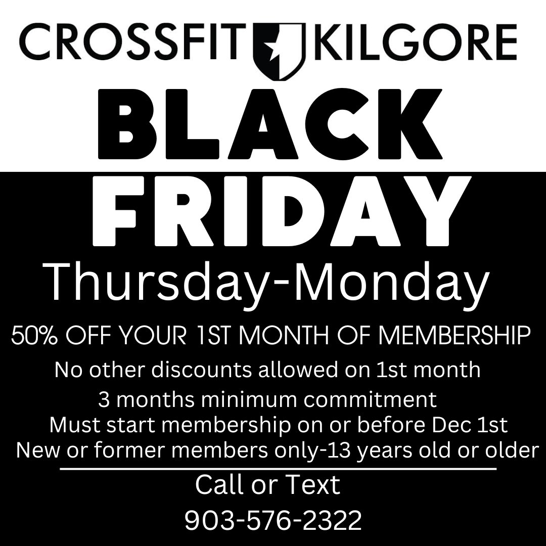 CrossFitKilgore's tweet photo. https://t.co/jVFh9FVnwd
