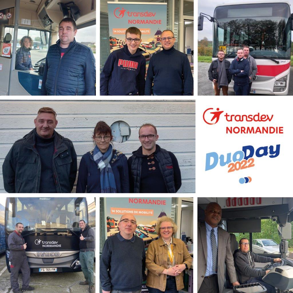 transdevFR's tweet photo. [#SEEPH] #TransdevNormandie a organisé un #DuoDay2022 au sein de ses réseaux &amp; structures 
Objectif : sensibiliser les équipes à la diversité des situations de #handicap au travail &amp; découvrir de nouveaux #talents ! #MobilitéInclusive ⤵ https://t.co/v4LpSCEG6j