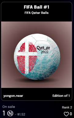 QatarBalls's tweet photo. Checkout FIFA Ball #1 from collection FIFA Qatar Balls

https://t.co/BcglDVcCIy 

#NFT #NFTs #NFTCommunity #paras #cryptoart #digitalart #ParasNft #tradingcards #FIFABalls #FifaWorldCup #FIFAQATAR2022 #FIFABall #Denmark https://t.co/3gpWPwQEHH