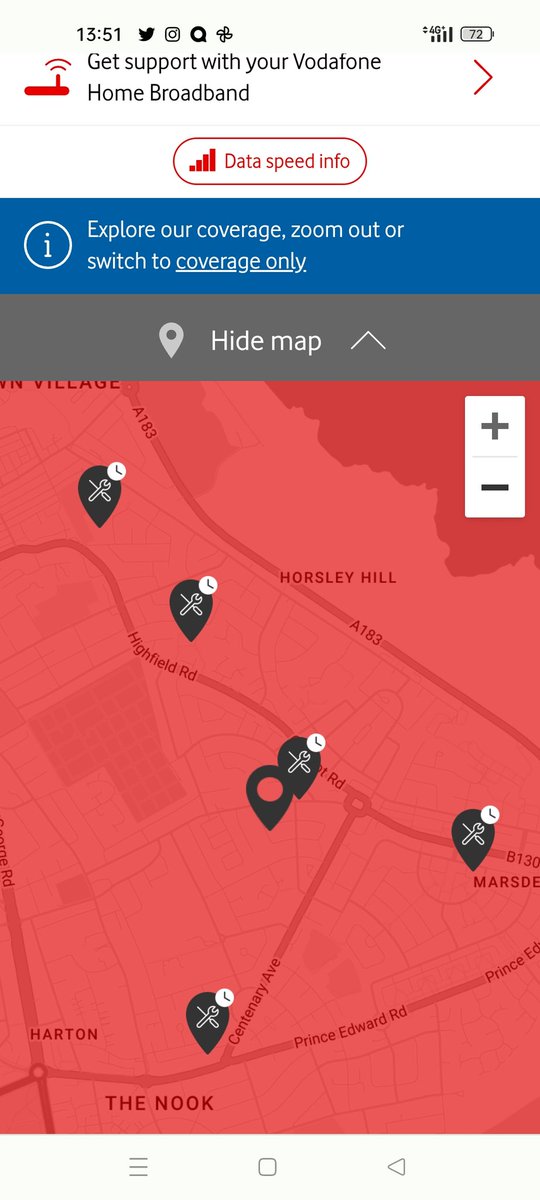 Lots of VF work round here, wonder what it could be, long periods of maintenance too.