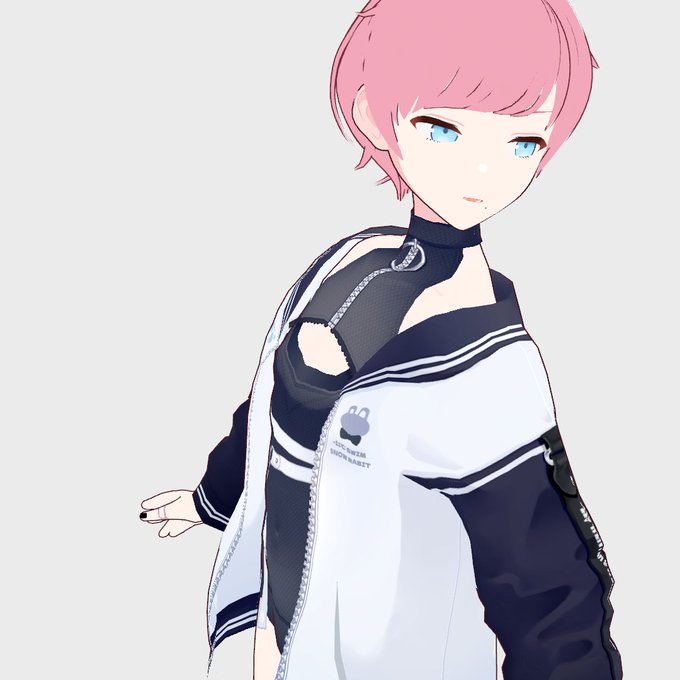 結卯くんを作った。髪はプリセットを改変したけど、それはそれで難しい🫠
#VRoid 