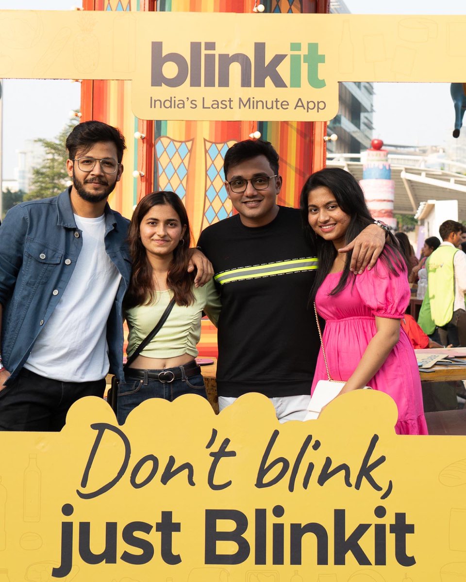 Ahmedabad, visit the <a href="/letsblinkit/">Blinkit</a> experience zone to take home polaroids of your favourite carnival memories 🥳✨

#Zomaland #Blinkit #Ahmedabad