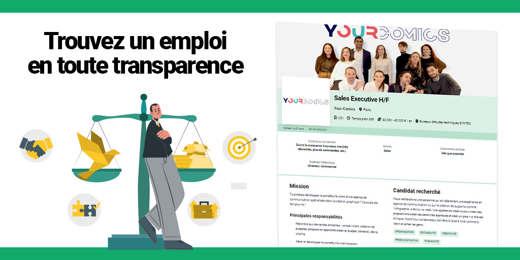 apleego's tweet photo. 💎Apleego, c’est pour tout le monde, et c’est gratuit.

Trouvez rapidement un emploi en toute transparence. Obtenez tous les détails dont vous avez besoin pour choisir un job qui vous permette d’avoir une vie équilibrée.⚖

La plateforme partenaire de la quête de sens au travail. https://t.co/xY5tWBpdl9