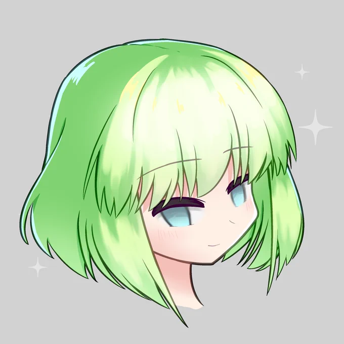 【イラスト】よんこまで使っているキャラです。 