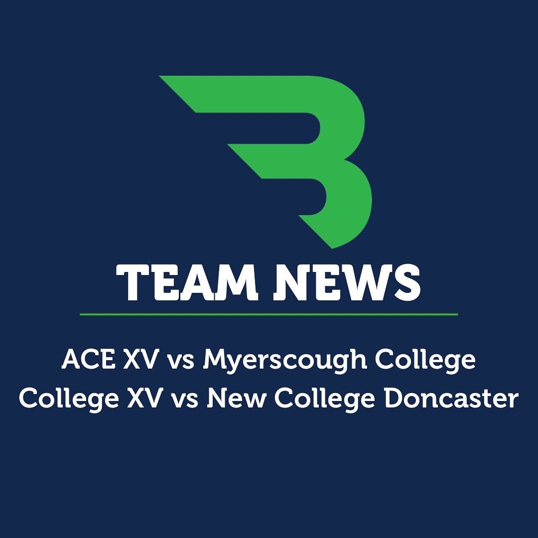OneBishopBurton's tweet image. Only 2 fixtures this week for #acerugbyacademy

The ACE squad look to put the last result against @MyerscoughRugby behind them and build on successful wins over the last 3 weeks.

College XV take on New College Doncaster.

#onebishopburton