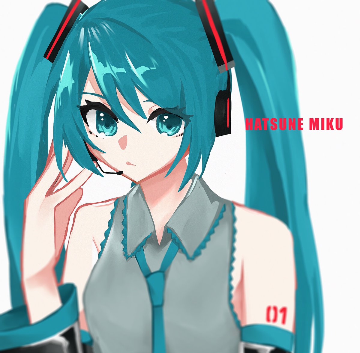 初音ミク 「#いいツインテールの日 再掲 」|もにた*のイラスト