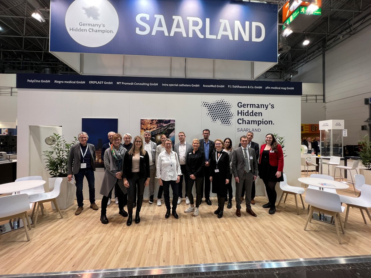 Der saarländische Gemeinschaftsstand auf der diesjährigen <a href="/MEDICATradeFair/">MEDICA</a> – ein voller Erfolg! 💪
Mehr Infos hier: saaris.de/saarlaendische… 

#saarland #international #medica #düsseldorf #medizin #wirtschaft #messe #gesundheit #saaris #germanyshiddenchampion