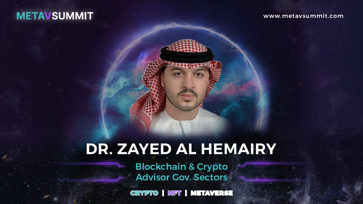 dmsummits's tweet photo. Meet Dr. Zayed Al Hemairy who is one of the most respected Web 3 advisors in both private and government sectors in the UAE.

Learn from the leaders in the industry at https://t.co/RLvrw4Gxgh

#metaverse #web3 #crypto #blockchain #nft #metavsummit #dubai #uae https://t.co/WTVyLV2ag5