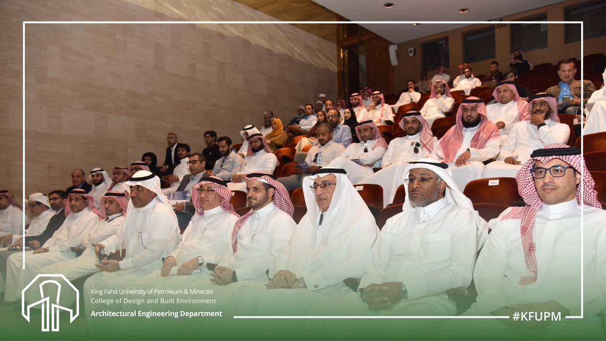 ARE_KFUPM's tweet photo. Yesterday we were honored to host the “Solar PV in Buildings: Enabling Zero-Carbon Future” forum. The college and the Architectural Engineering Department would like to thank @basicelec our strategic partner, distinguished speakers, and guests for their participation. 

#KFUPM https://t.co/vNKXTOAIv7