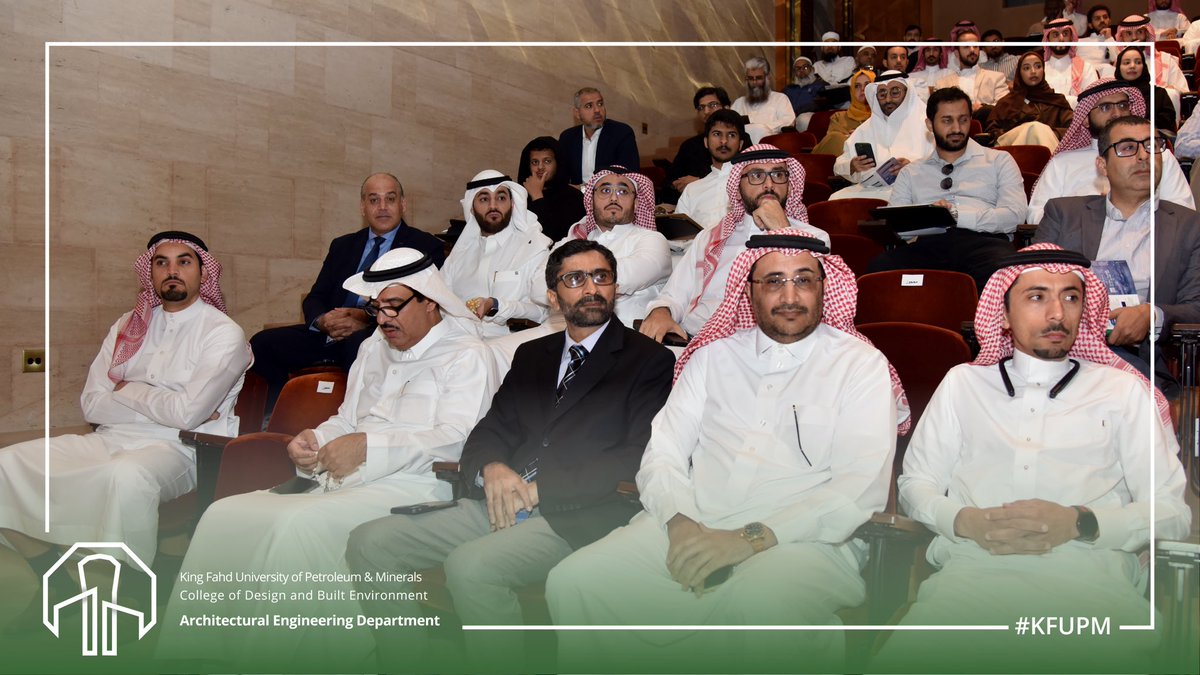 ARE_KFUPM's tweet photo. Yesterday we were honored to host the “Solar PV in Buildings: Enabling Zero-Carbon Future” forum. The college and the Architectural Engineering Department would like to thank @basicelec our strategic partner, distinguished speakers, and guests for their participation. 

#KFUPM https://t.co/vNKXTOAIv7