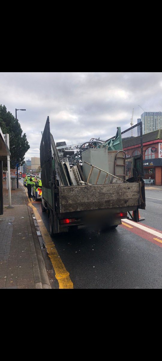 gmptraffic's tweet photo. #OpVortex, this vehicle attempted to avoid the check site, captured by #RPU patrol and brought to site. £700 in fines for overwight prohibition #CVU https://t.co/IgWhKnMiM8
