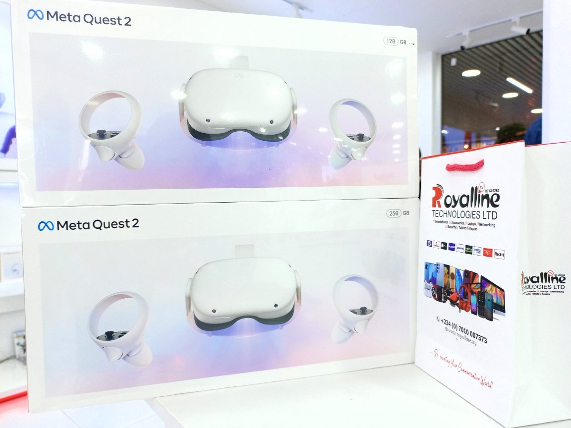 Meet the Meta Oculus Quest 2 which offers a lighter design, sharper display, and a fast processor that lets you experience detailed virtual reality gaming like never before.

Available at bit.ly/3ESwHdg 

Call To Order: 07010007373

#OculusQuest2 #gaming