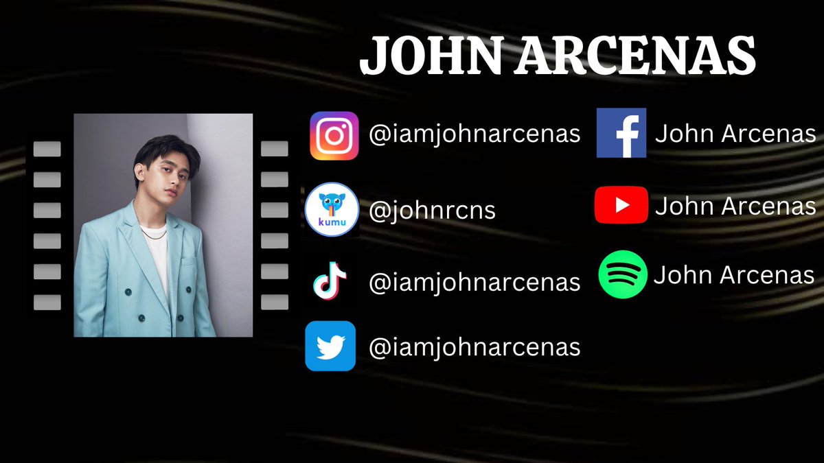 Pls follow his socmed accounts

GMA RISING STAR
#JohnArcenas
#BidaNextJohnArcenas
#EB_JohnArcenas
<a href="/EatBulaga/">Eat Bulaga!</a>