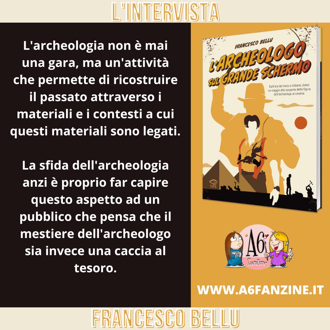 sadicamente's tweet photo. Il volume «L'archeologo sul grande schermo» è il nuovo libro di Francesco Bellu che approfondisce la figura dell'archeologo vista attraverso le pellicole cinematografiche. In questa intervista, scopriamo di più sul progetto.

https://t.co/P29sdVARuy

@EdizioniNPE https://t.co/qX2Ogso2Eg