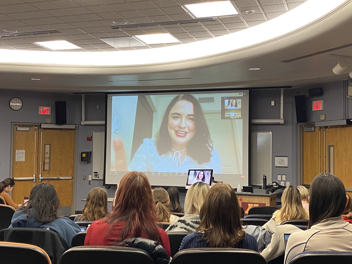 <a href="/lw_tufo/">Lauren Wetzsteon Tufo</a> VP of Global Health <a href="/EdelmanHealthDC/">Edelman DC Health</a>, and <a href="/UMN_HSJMC/">Hubbard SJMC</a> alumna, joined JOUR 3201 to talk all things strategy and career advice. Thanks, Lauren!