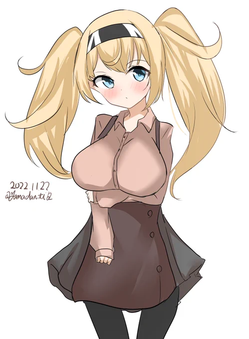 #艦これ版深夜の真剣お絵描き60分一本勝負  #艦これ版真剣お絵描き60分一本勝負_20221122ベイちゃん 
