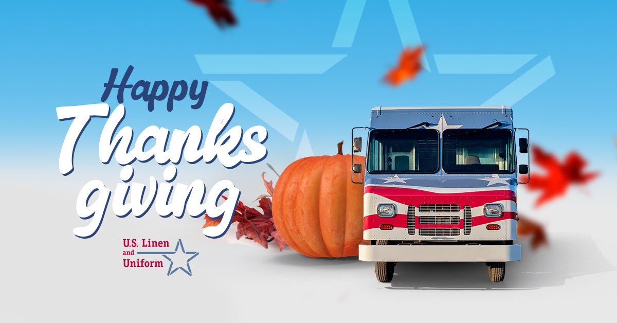 Gratitude is the best attitude. Happy #Thanksgiving from your friends at U.S. Linen &amp; Uniform! 🙏
