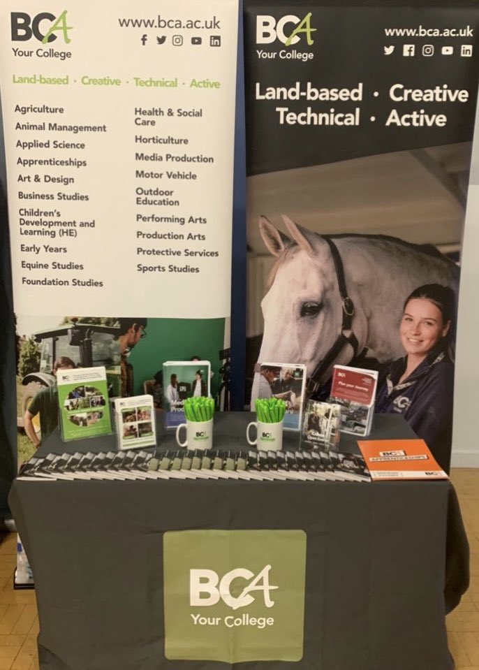 Henri from our Marketing team, is out #exhibiting at <a href="/SWRSchool/">Sir William Ramsay School</a> in Hazlemere, High Wycombe this afternoon. Looking forward to meeting their #students &amp; staff to discuss our range of #vocational #qualifications &amp; exciting land-based #apprenticeships