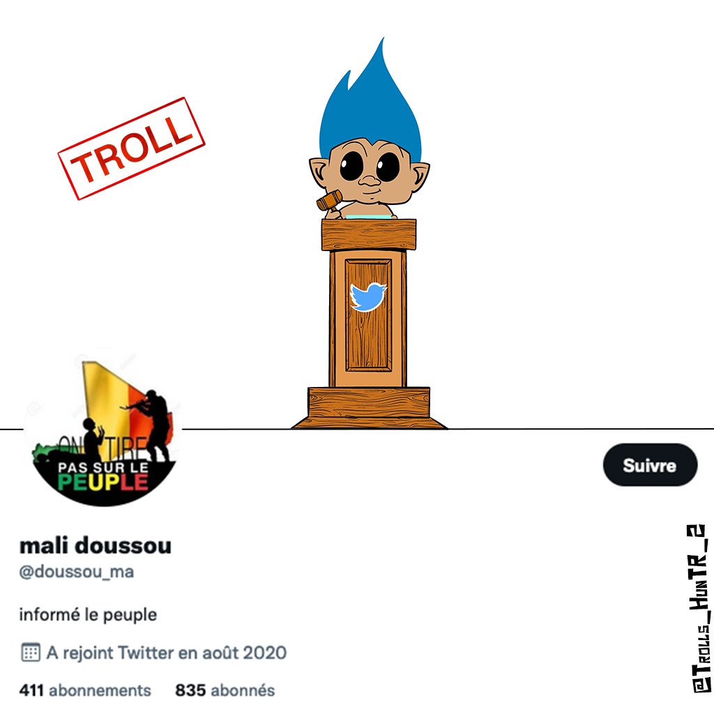Trolls_HunTR_2's tweet photo. Le troll, cette espèce qui juge et accuse en permanence ... 
 
#africa  #Mali #troll #THC #Osint #Meme #TrollHuntingClub #AfricanTrollHuntingCrew @osintroll @F_Traor https://t.co/N8bHyw5mTl