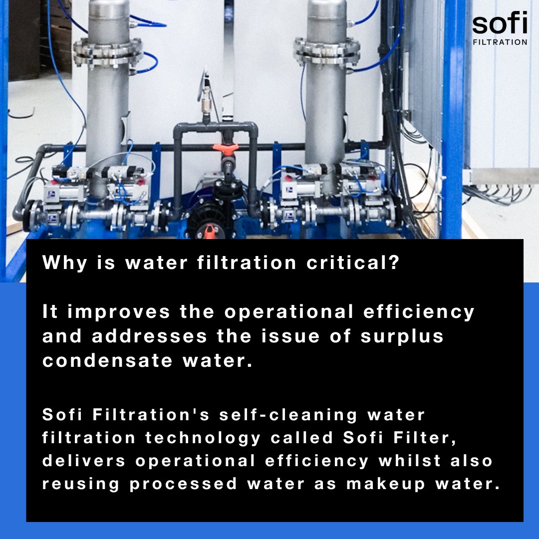 We are proud that Sofi has become the go-to technology globally when it comes to micro filtration of water.

Reach out to us if you would like to learn more about our technology and expansion in the US.

#energyindustry #oilandgas #wastewater #filtrationandseparation #waterislife