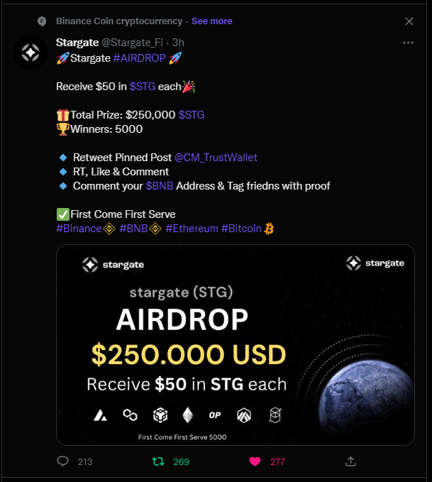 Read2n_'s tweet photo. @Stargate_Fi @CM_TrustWallet 0x222a2e05f52Daa1a045339875A636510D4442F88 https://t.co/iOVYrYIIay