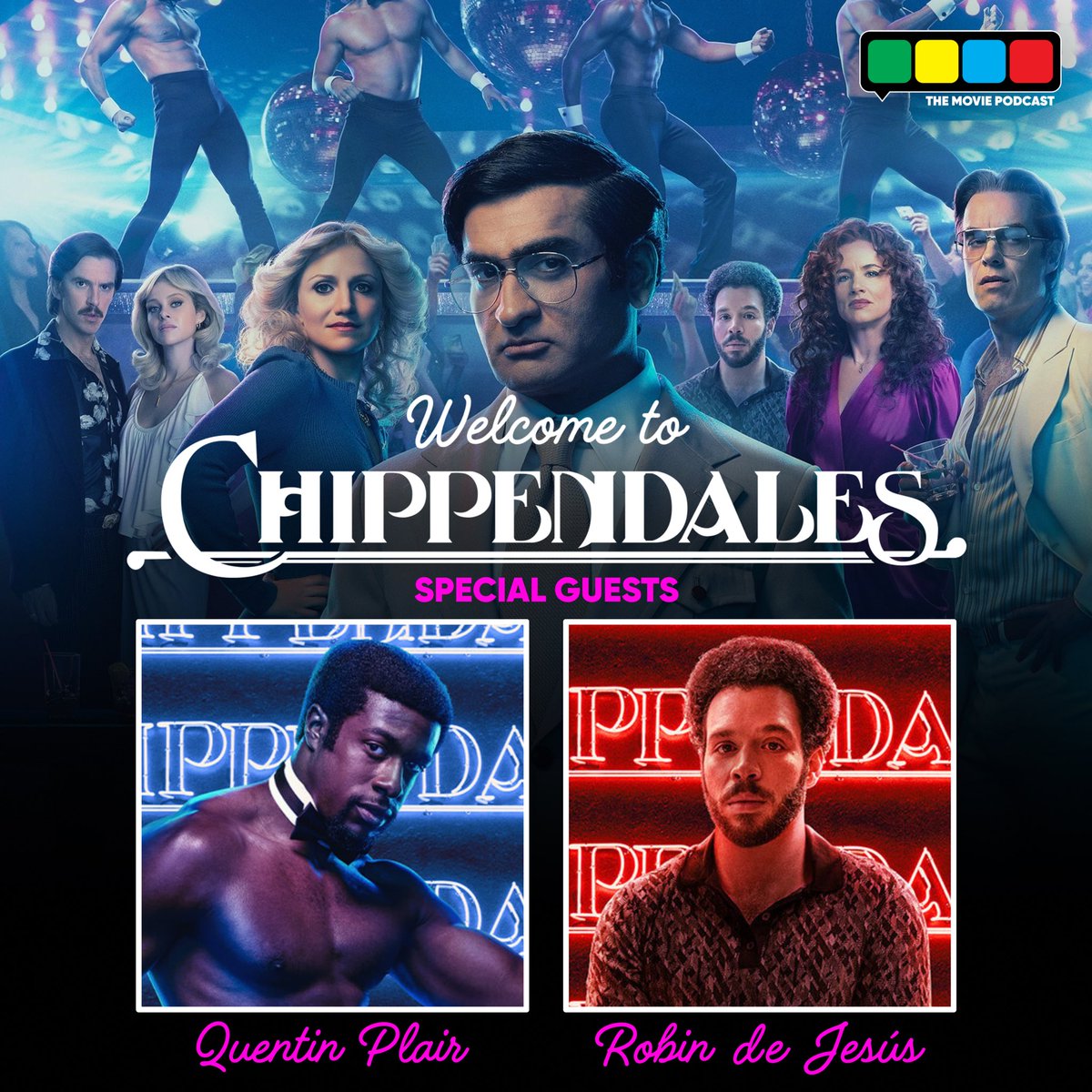 The Movie Podcast @ Star Wars Celebration 🇯🇵 (@themoviepodcast) on Twitter photo TODAY on #TheMoviePodcast, we’re joined by SPECIAL GUESTS Quentin Plair and Robin de Jesús of #WelcometoChippendales! Watch and listen now.
YouTube: youtu.be/c_A-3-s5fUs
Podcast: linktr.ee/themoviepodcast
@WTChippendales begins streaming today on @Hulu and <a href="/DisneyPlusCA/">Disney+ Canada 🇨🇦</a>. TODAY on #TheMoviePodcast, we’re joined by SPECIAL GUESTS Quentin Plair and Robin de Jesús of #WelcometoChippendales! Watch and listen now.
YouTube: youtu.be/c_A-3-s5fUs
Podcast: linktr.ee/themoviepodcast
@WTChippendales begins streaming today on @Hulu and <a href="/DisneyPlusCA/">Disney+ Canada 🇨🇦</a>.