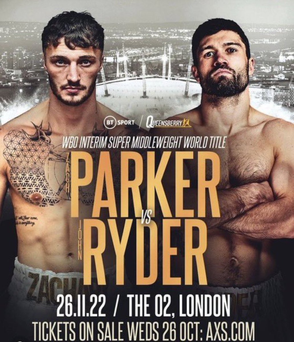 neilmarsh3's tweet image. The is only show to watch this weekend @zachparkerboxer v @_John_Ryder_ live on @BTSportBoxing . No bad blood but one hell of a huge prize tune in @FrankWarren @BCB_Boxing