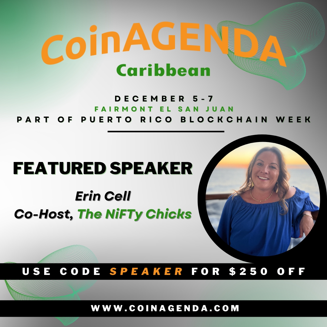 SociallyPowered's tweet photo. Excited to announce I'll be speaking @CoinAgenda Caribbean here in my home, Puerto Rico, happening Dec 5-7. Want to join me?
💵 Use this discount with the code "Speaker" to save $250! 💵
👉 https://t.co/c7h6SdlgOx
💋
#TheNiFTyChicks https://t.co/0WWI2G732d