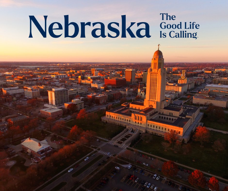 SelectLincoln's tweet photo. The Good Life is Calling!! Nebraska is a great state with welcoming communities, widespread opportunities, and an excellent work-life balance.🤩 Learn more about what sets Nebraska apart here: https://t.co/W6gWREhhC8 #TheGoodLifeIsCalling  #PlaceToBeLNK  @NebGoodLife https://t.co/bdyajSaxts
