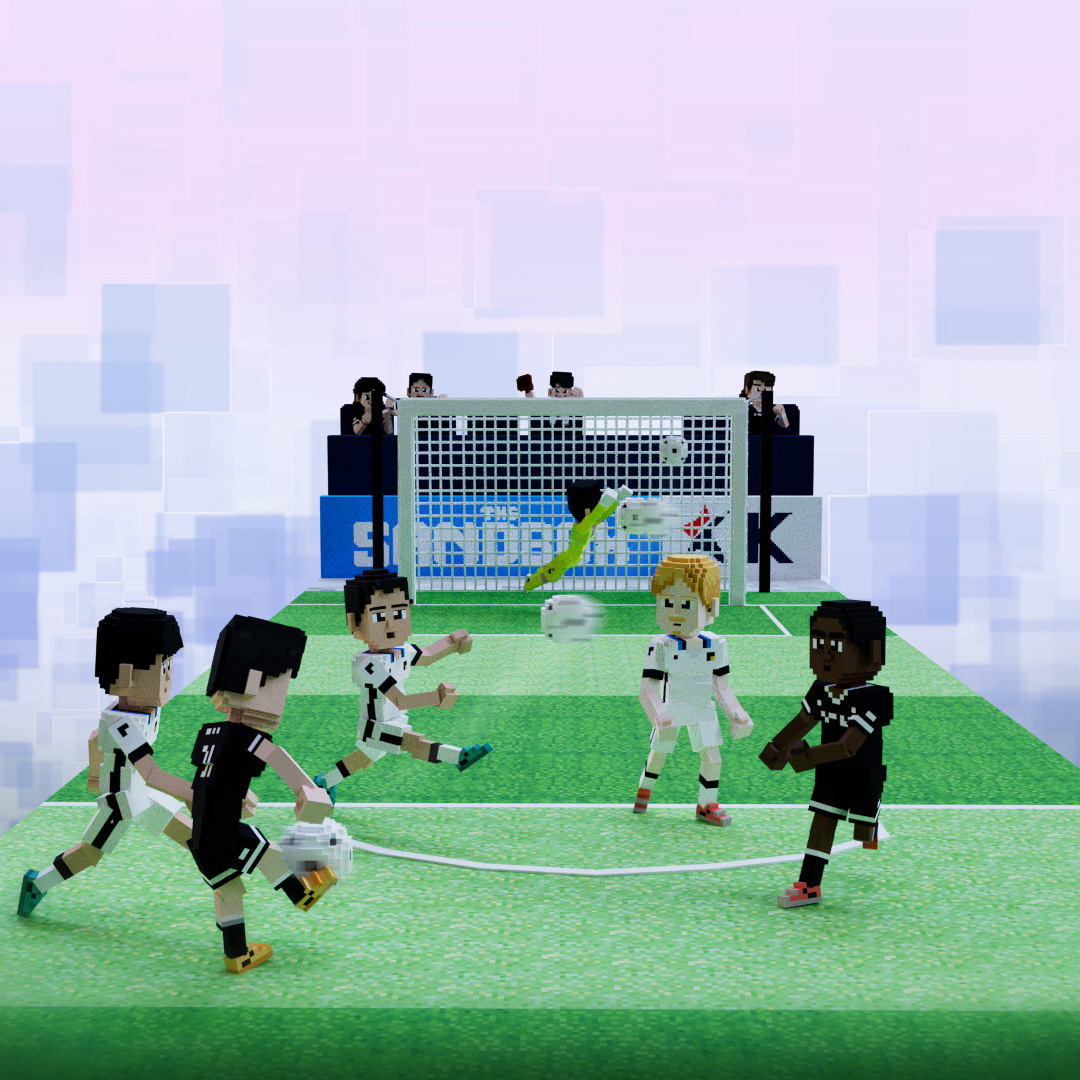 evie0519's tweet photo. 강력한 중거리 슛!!!
⚽K리그 화이팅~~!!!🎇📢😘
#복스에딧_정복하기 #더_샌드박스 #축구 #한국축구 #KLEAGUE #K리그 #TheSandbox #Voxedit #VoxeditDaily @TheSandboxGame https://t.co/jjxcVC2As1
