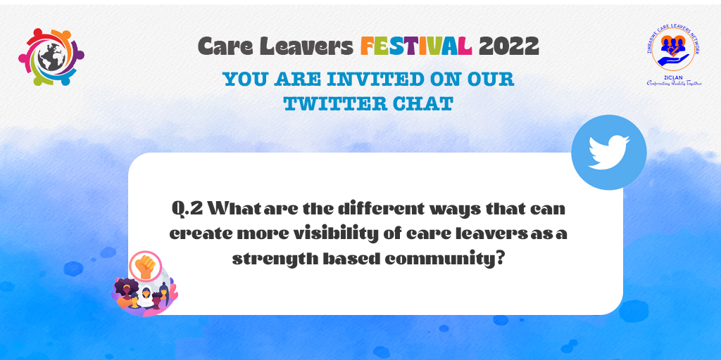2) What are the different ways that can create more visibility of care leavers as a strength based community?

Looking forward to hearing your thoughts and messages :)
