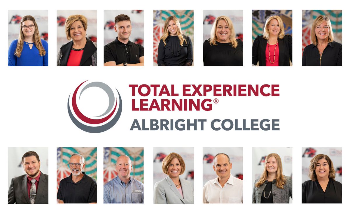 TExpLAlvernia's tweet image. We’re proud to reintroduce ourselves as Total Experience Learning® at Albright College! Thank you for your feedback, care, support, and communication as we enter a new era in innovation, collaboration, and education. 🎉🎉🎉

#totalexperiencelearning #education #innovation