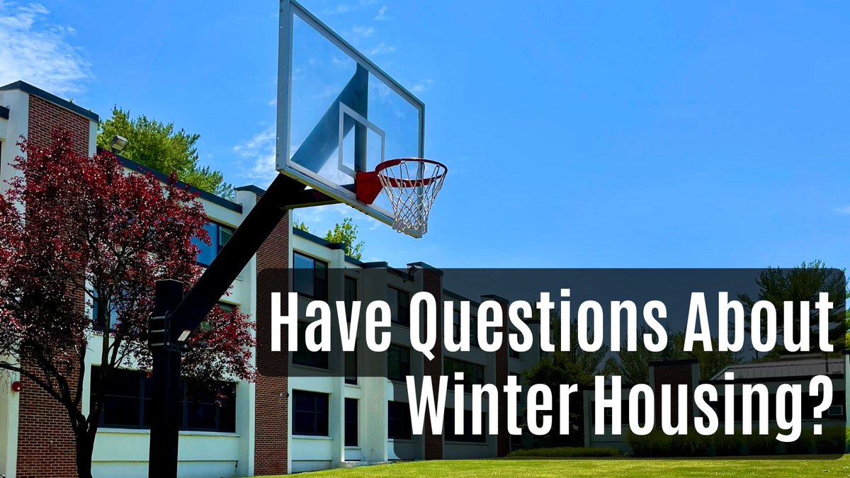 If you have questions about housing during the winter then visit Residential Learning and University Housing's website for more information!🏠 ⬇️
sites.rowan.edu/housing/