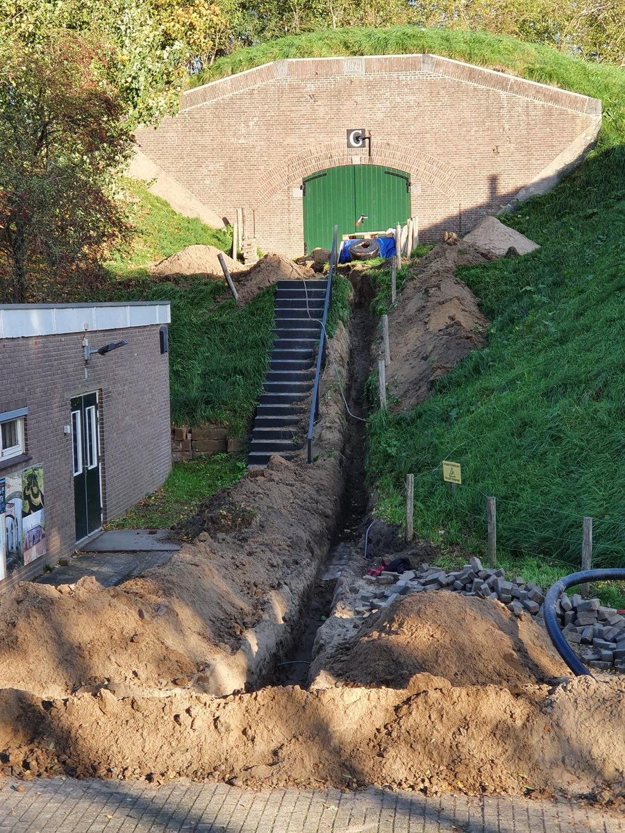 Fort Honswijk in Houten is als eerste fort van de Hollandse Waterlinies in de <a href="/ProvUtrecht/">Provincie Utrecht</a> gestart met de aanleg van een aquathermie-installatie. Deze installatie haalt warmte uit de fortgracht, die de gebouwen op het fort  verwarmt. De fortgracht dient zo als duurzame batterij.