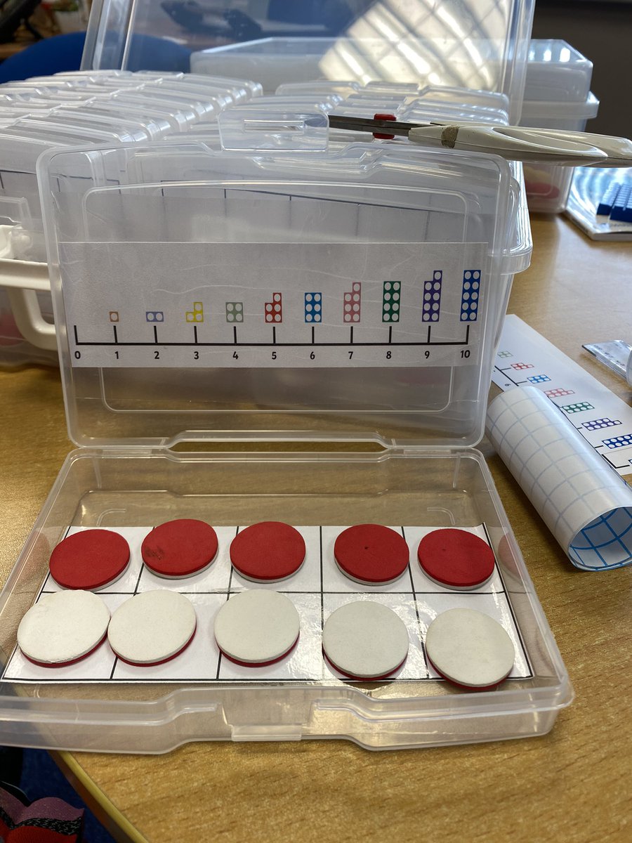 saraheaton501's tweet photo. Creating individual EYFS child boxes to help develop good number sense. I have so much other work to do but this is bringing me joy! #maths #numbersense #manipulatives #representations #mastery https://t.co/M6lIFIR3Fu