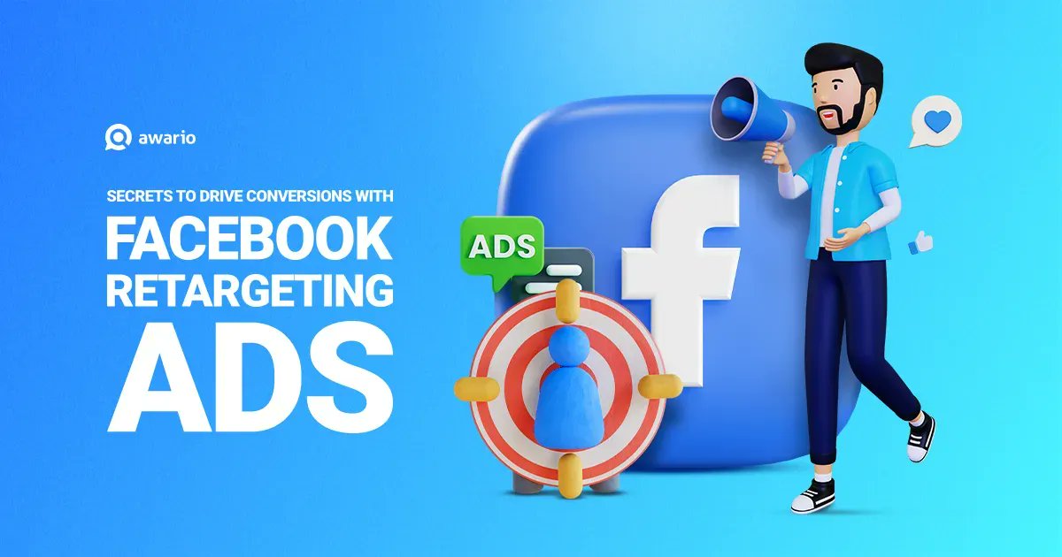 AwarioApp's tweet photo. Why are #Facebook retargeting ads so useful, and how do you make them work for you? ↘ Check out our top reasons for choosing this method and learn how to
make Facebook #retargeting ads work for you
https://t.co/loFY07M4Q0 

 #socialmedia #facebooktools #socialmediatips https://t.co/eLWyZAZ6Rl