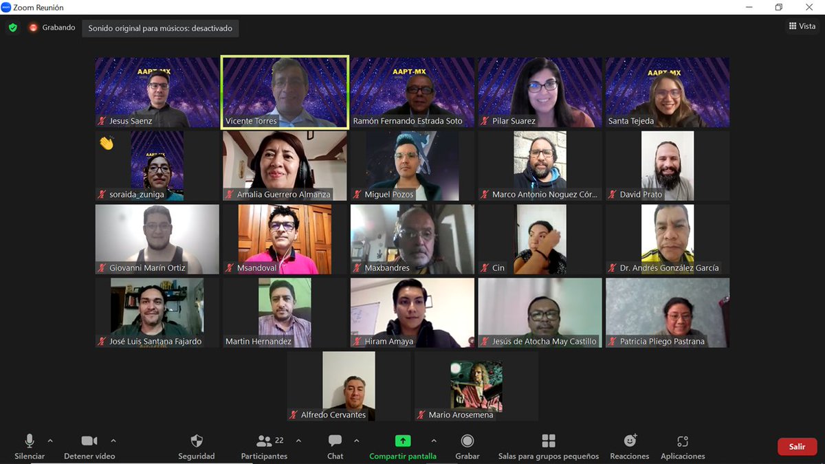 Muchas gracias a quienes nos acompañaron en las actividades de la Reunión Anual de la AAPT-Mx.

¡Pronto tendremos más eventos...y física!