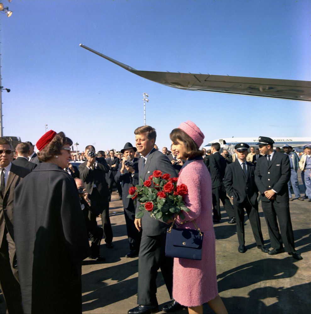 On November 22, 1963, President and Mrs. Kennedy continued their visit to Texas, and traveled to Dallas. As they rode through the city, shots were fired. The motorcade rushed to the nearest hospital, but the wound was mortal.