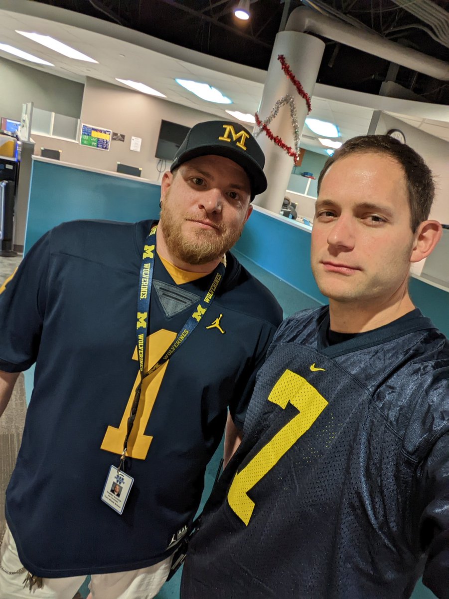Just a couple of guys from <a href="/phxms/">Phoenix MS</a> bold enough to stand their ground. Enjoy the holiday this Saturday, and Happy Thanksgiving, too. #GoBlue